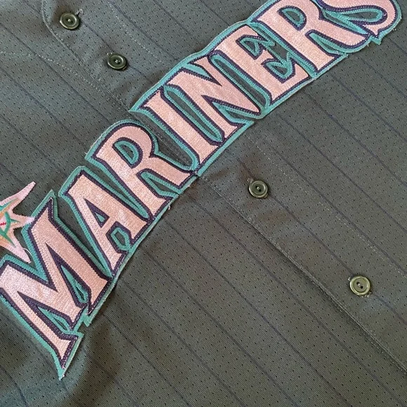 Majestic Green Seattle Mariners Jersey - Picture 2 of 4